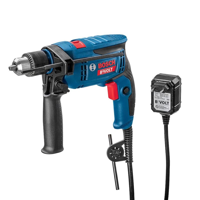 Furadeira Bosch Gsb13re 750w 1/2 - Bivolt