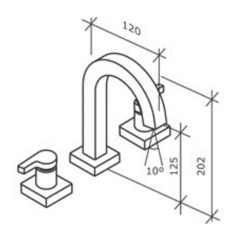 Misturador-para-Banheiro-Mesa-Bica-Alta-1-4V-Cromado-Tubo-Exacta-7279