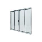 Janela-de-Correr-4-folhas-Aluminio-Brilhante-sem-Grade-120x150cm