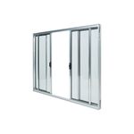 Janela-de-Correr-4-folhas-Aluminio-Brilhante-sem-Grade-120x150cm