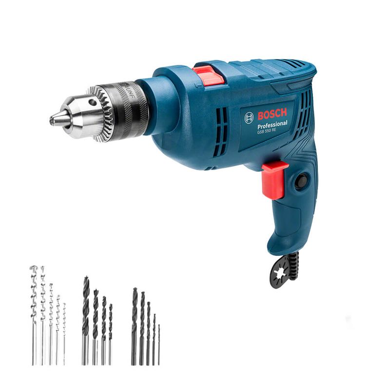 Furadeira-de-Impacto-1-2---13mm--550W-GSB550RE-c-14-brocas-127V-Bosch