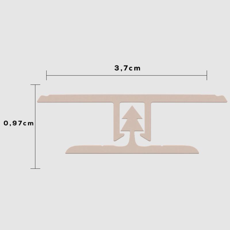 Perfil-T-Tecno-nº-18-Amendoa-10x37mm-18m