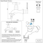 Torneira-para-Tanque-Jardim-Parede-Curta-C31-DN15-20-Branco