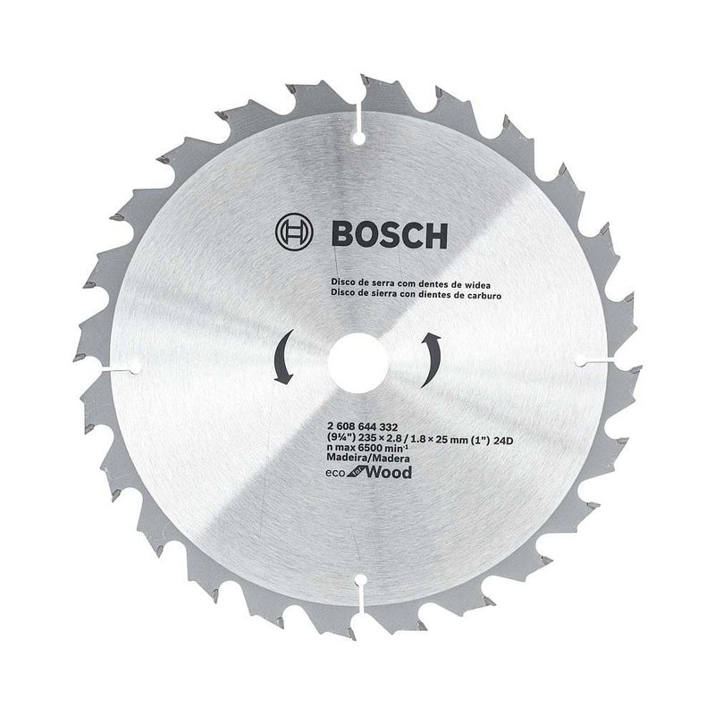 Disco-de-Serra-Circular-9.1-4--235x20mm-com-24-Dentes-Eco-Bosch