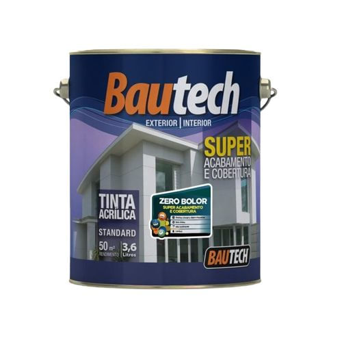 Tinta-Standard-Acrilica-Fosco-Zero-Bolor-Preto-36L-Bautech