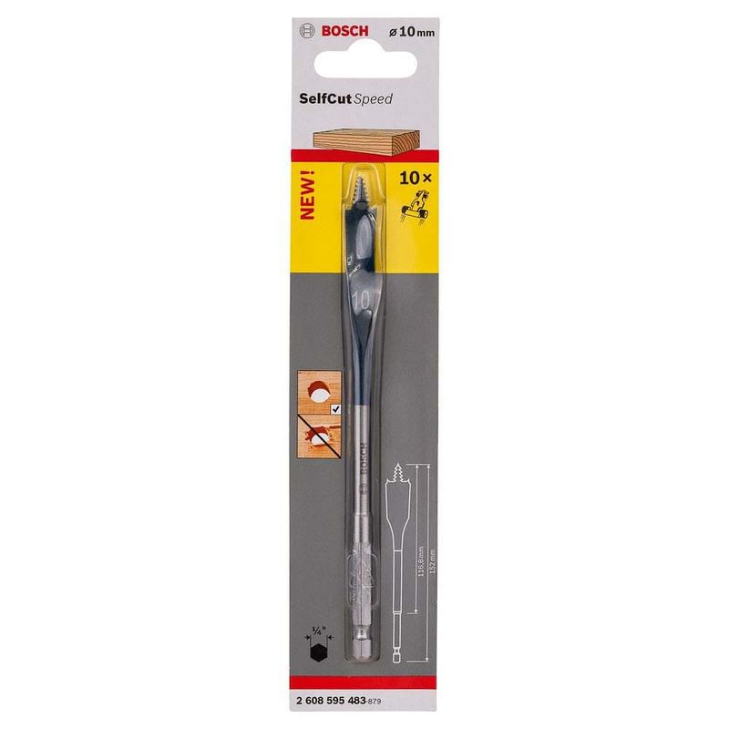 Broca-Chata-para-Madeira-10x152mm-3-8--Bosch