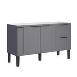 Gabinete-para-Cozinha-Cisne-145x85x52cm-MDP-MDF-Cinza