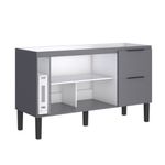 Gabinete-para-Cozinha-Cisne-145x85x52cm-MDP-MDF-Cinza