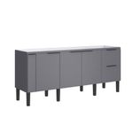 Gabinete-para-Cozinha-Cisne-195x85x52cm-MDP-MDF-Cinza