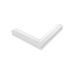 Joelho-Sobrepor-Perfil-12mm-Parede-Parede-em-Aluminio-Branco