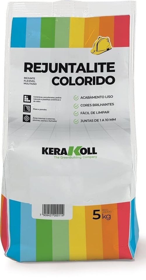 Rejunte Rejuntalite Cerâmica e Porcelanato Avório 5kg Kerakoll