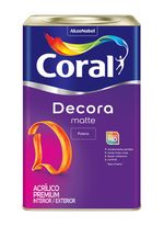 Tinta-Premium-Acrilica-Fosco-Decora-Algodao-Egipcio-18L-Coral