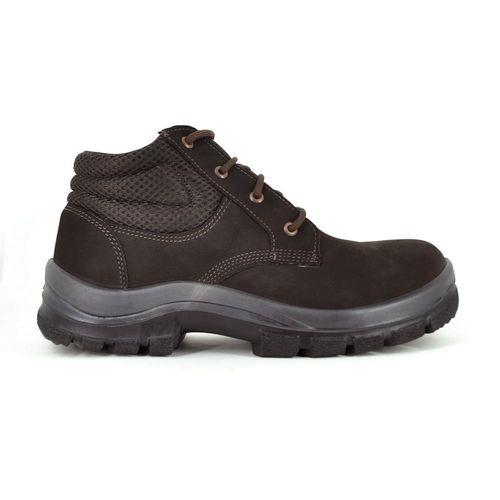 Bota Nobuck Marrom Bico Composite Ca45560 N38 Palmilhado