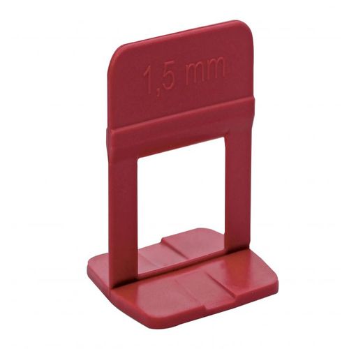 Espaçador para Nivelamento Slim Vermelho 1,5mm c/ 300 Peças Cortag