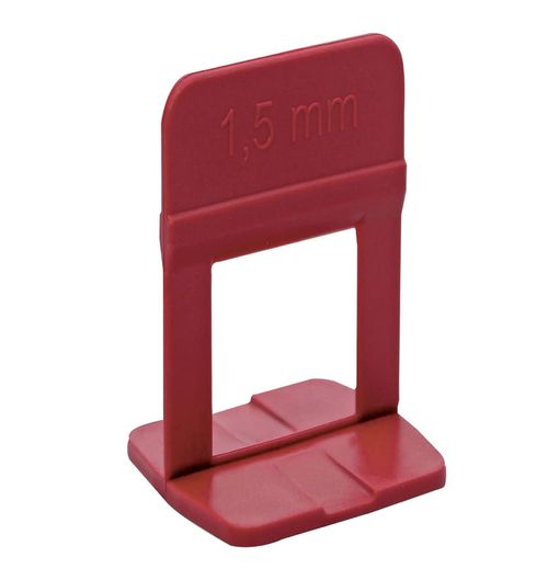 Espaçador para Nivelamento Slim Vermelho 1,5mm c/ 100 Peças Cortag