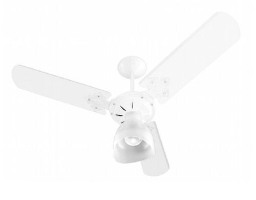 Ventilador de Teto Ventura Flow Branco 1 Lâmpada Controle Parede 127V