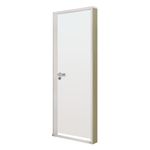 Kit-Porta-Lisa-Colmeia-Mogno-Batente-MDF-Regulavel-Esquerdo-215x94cm