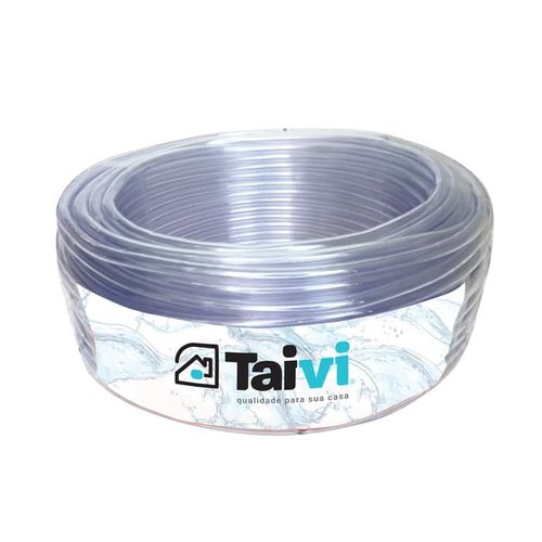 Mangueira Lisa PVC 3/8" 5m Transparente Taivi