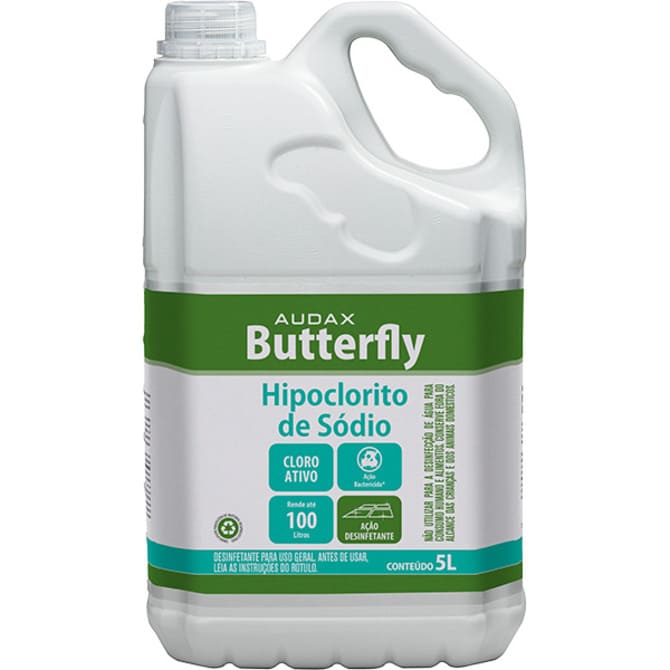 Cloro-Concentrado-Butterfly-5L-Audax