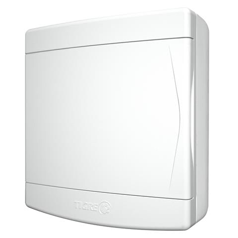 Quadro PVC Disjuntor Sobrepor sem Barramento para 3/4 Disj Branco