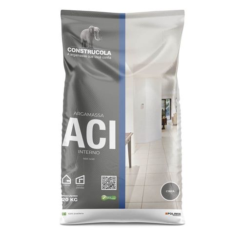 Argamassa Interna ACI Cinza 20kg Construcola