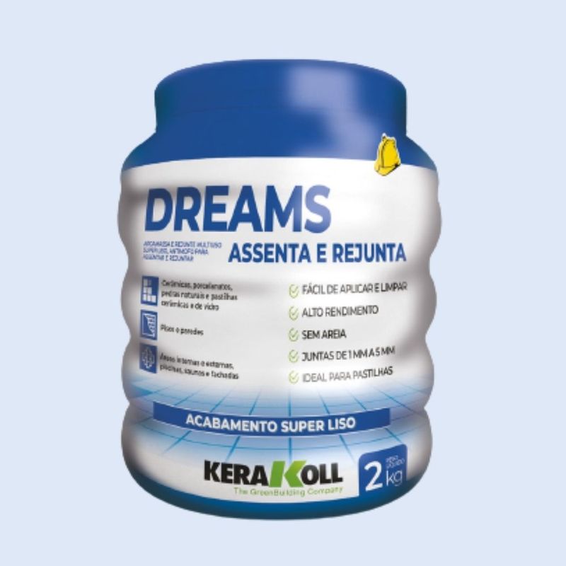 Rejunte-Dreams-Resinado-Assenta-e-Rejunta-Ceu-2kg-Kerakoll