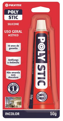 Silicone Polystic Uso Geral Incolor 50g