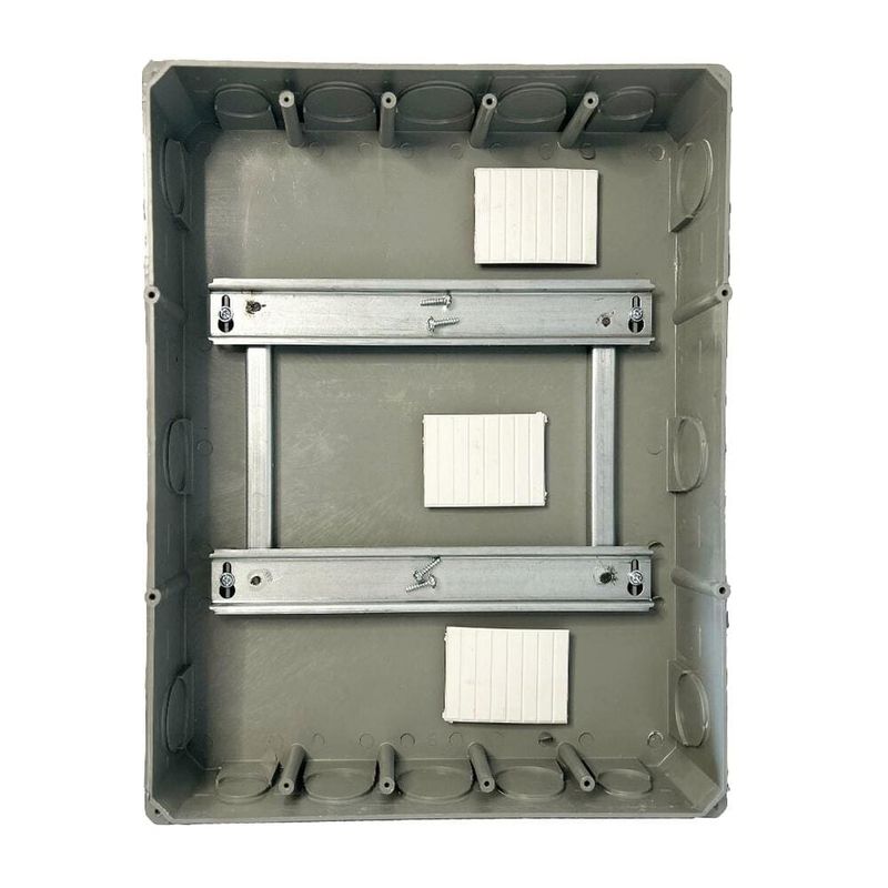 Quadro-PVC-Disjuntor-Embutir-sem-Barramento-para-24-Disjuntores-Branco