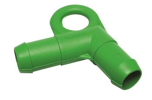 Curva Suporte 3/4" Verde Anauger