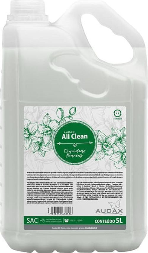 Sabonete Líquido All Clean Orquídeas Brancas 5L Audax