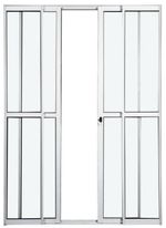 Porta-de-Correr-Central-Aluminio-Branco-4-Folhas-Linha-Max-210x150cm