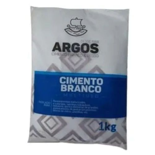 Cimento Comum Branco 1Kg Argos