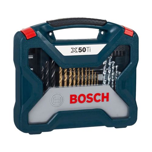 Jogo de Pontas e Brocas X-Line com 50 peças + Maleta Bosch