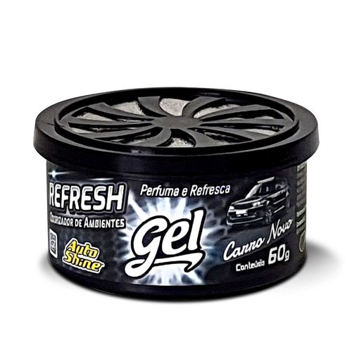 Odorizador de Ambientes Refresh Gel Carro Novo 60g Autoshine