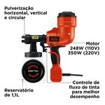 Pistola-Pulverizadora-350W-BDPH200B-11L-127V-Black-Decker