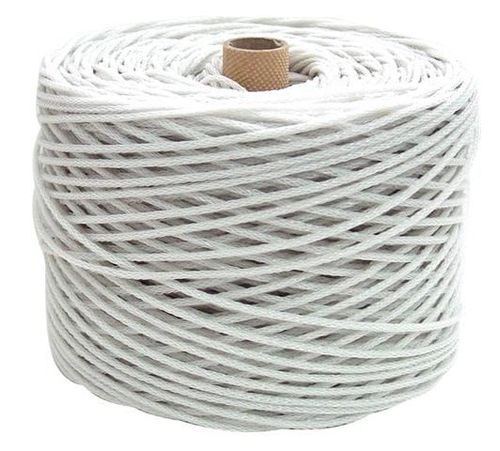 Corda Polietileno Trançada Branca 3,7mm x 1m