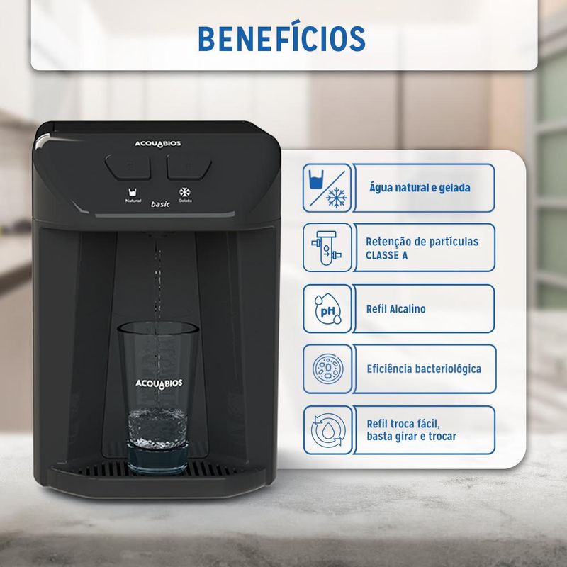 Purificador-de-Agua-Refrigerado-Basic-Preto-Bivolt-Acquabios