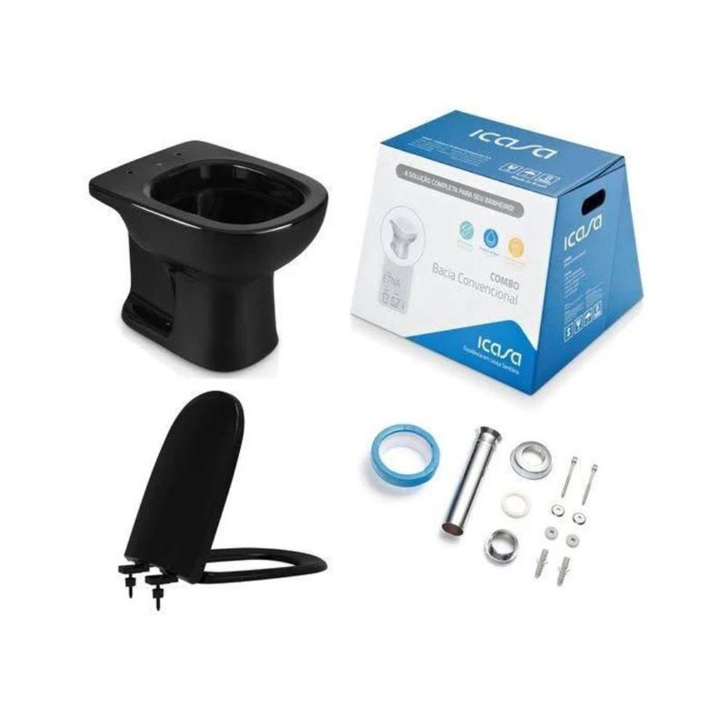 Kit-Vaso-Sanitario-Convencional-Saida-Vertical-Etna-Preto-Icasa