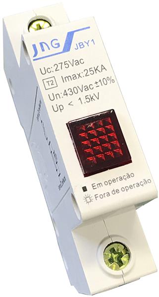 Dispositivo de Proteção Contra Surto DPS JBY1 Classe II 25KA Jng