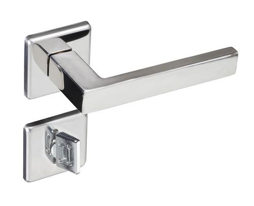 Fechadura Banheiro Roseta Quadrada Barra 940-90 55mm Inox Polido