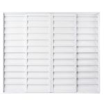 Veneziana-6-Folhas-Central-Vlis-Aluminio-Branco-com-Grade-100x150cm