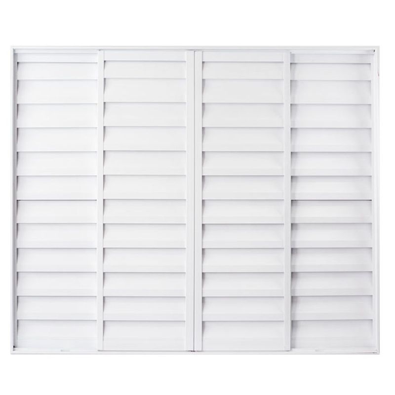 Veneziana-6-Folhas-Central-Vlis-Aluminio-Branco-com-Grade-100x150cm