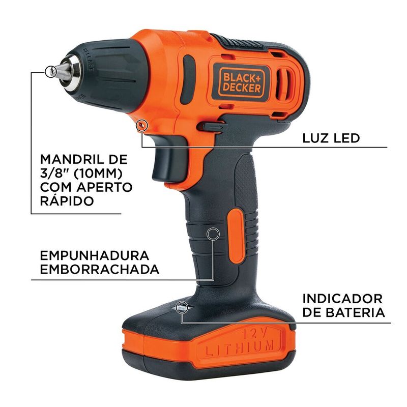 Furadeira-Parafusadeira-3-8--12V-1-Bat-com-13-Acs-LD12S-Black-Decker