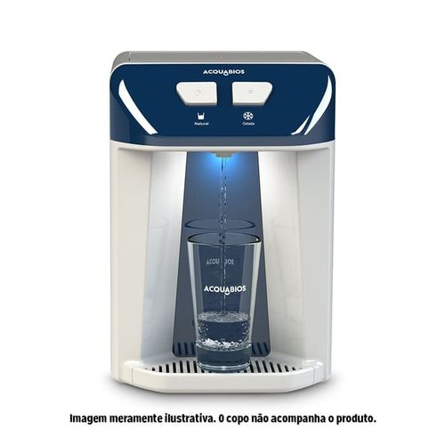 Purificador de Água Refrigerado Premium Azul Bivolt Acquabios