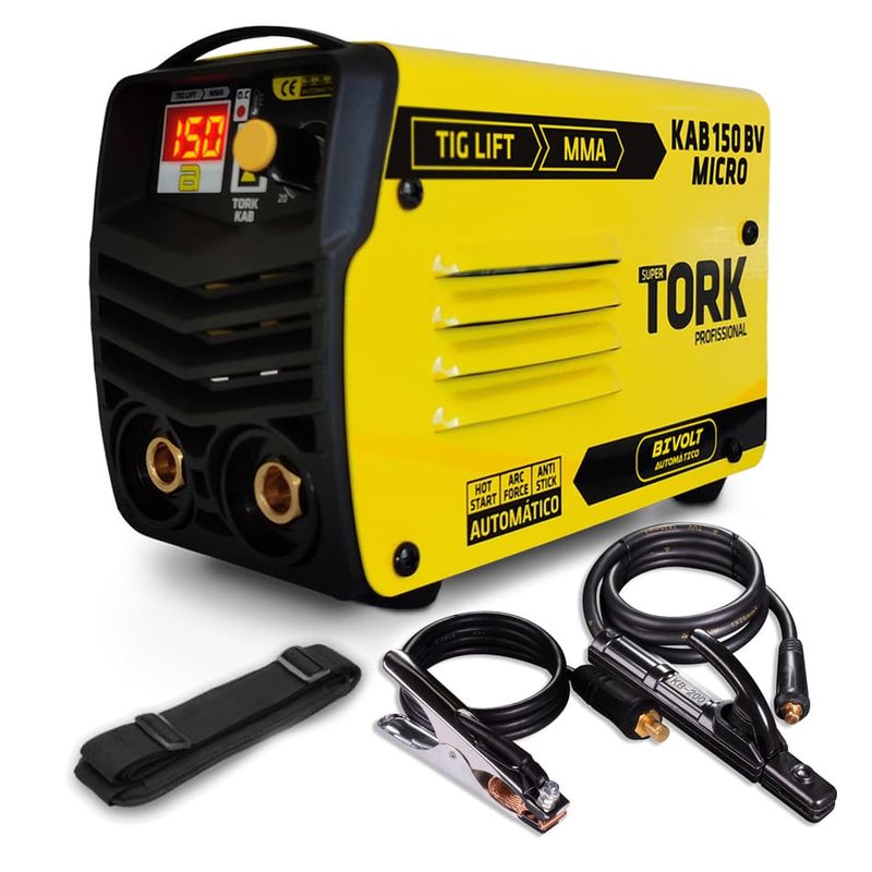 Inversora-de-Solda-150A-Eletrodo-TIG-KAB-150-MICRO-220v-SuperTork