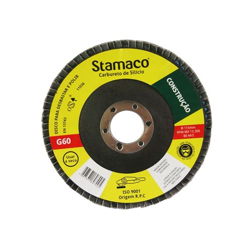 Disco Flap 4.1/2" 115x22mm Grão 60 7005 Stamaco