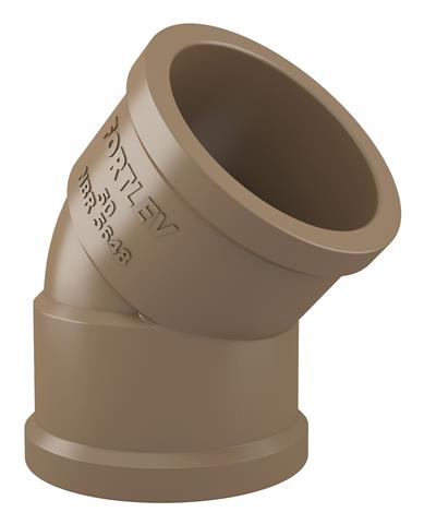 Joelho 45 Soldável PVC 32mm Fortlev