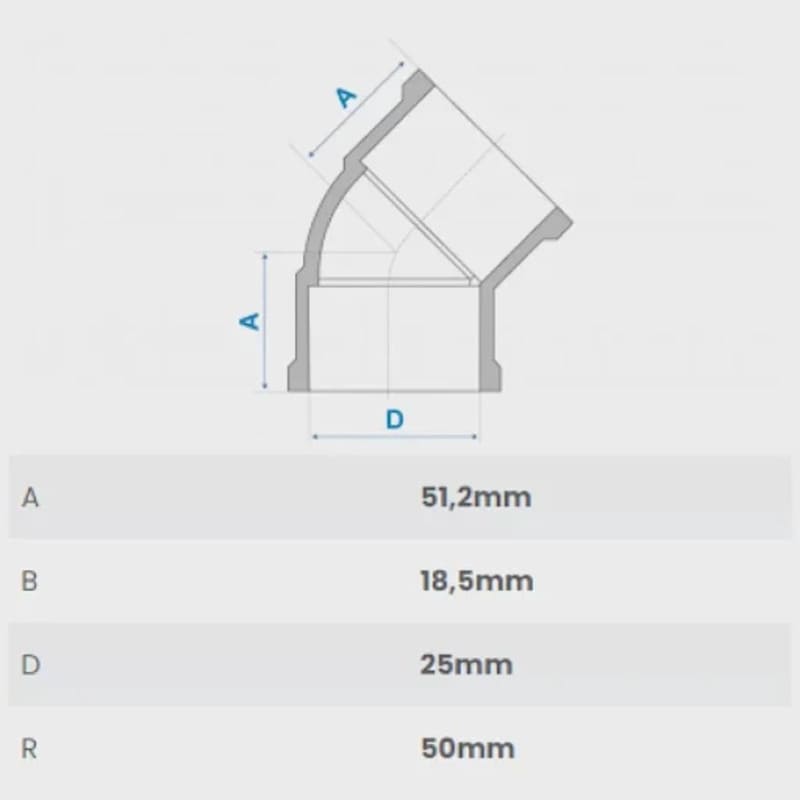Curva-45-Soldavel-PVC-25mm-Fortlev
