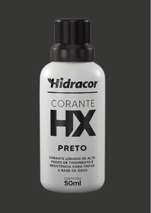 Corante Líquido Preto 50ml Hidracor