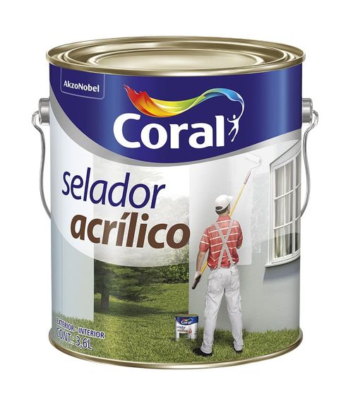 Selador Acrílico Branco 3,6L Coral